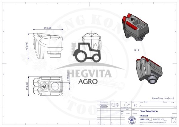 Plaktukas King Kong KFS1275  F20  TMC Cancela - Image 5